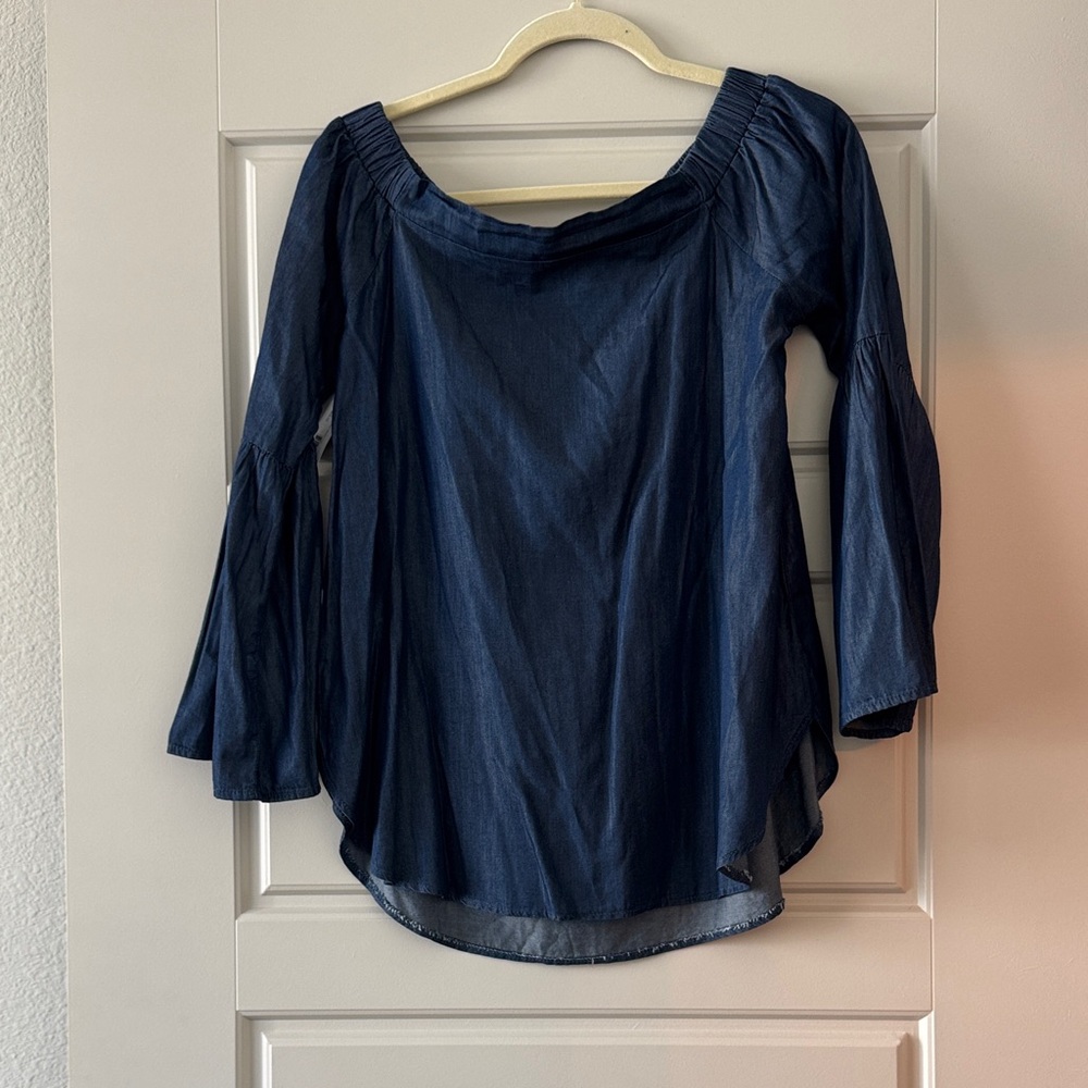 Navy Blue Women's Top